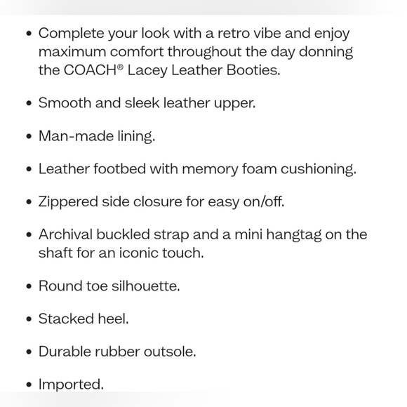 Coach leather platform boots - Picture 10 of 13